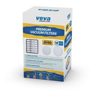VEVA Complete Premium Vacuum Filter Set, 10 Pieces NEW